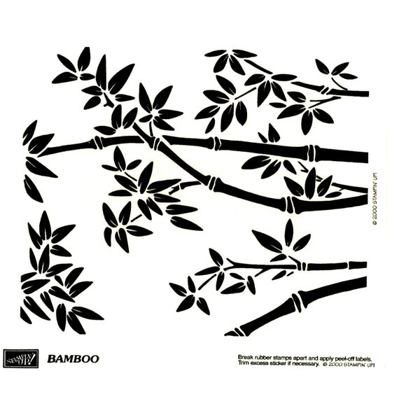Stampin Up! Bamboo Rubber Stamp Set For Crafting & Scrapbooking - Picture 3 of 4